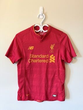 New Balance Red and Yellow Trim Athletic Tee